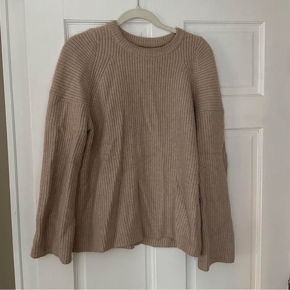 All Saints Beige Crewneck Sweater